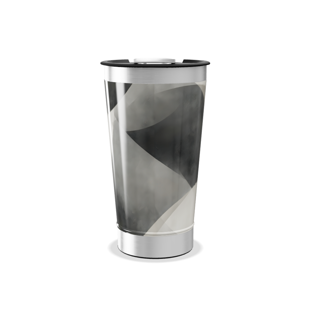 Copo Térmico - Aço Inox Listrado