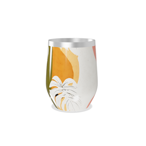 Copo Térmico Slim - Estampa Tropical Colorida