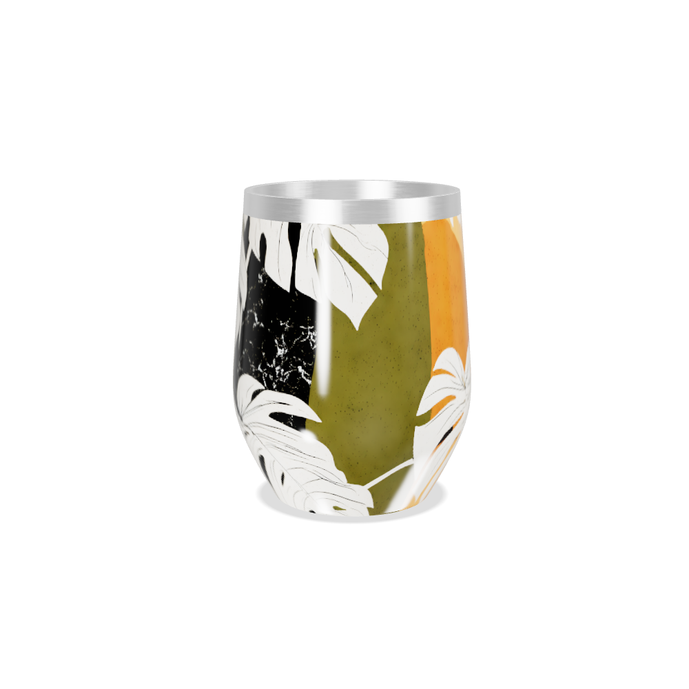 Copo Térmico Slim - Estampa Tropical Colorida