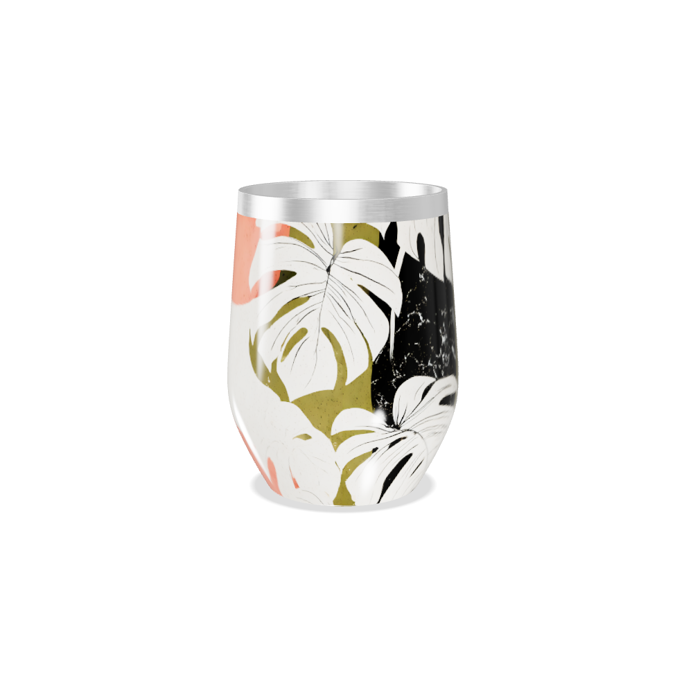 Copo Térmico Slim - Estampa Tropical Colorida