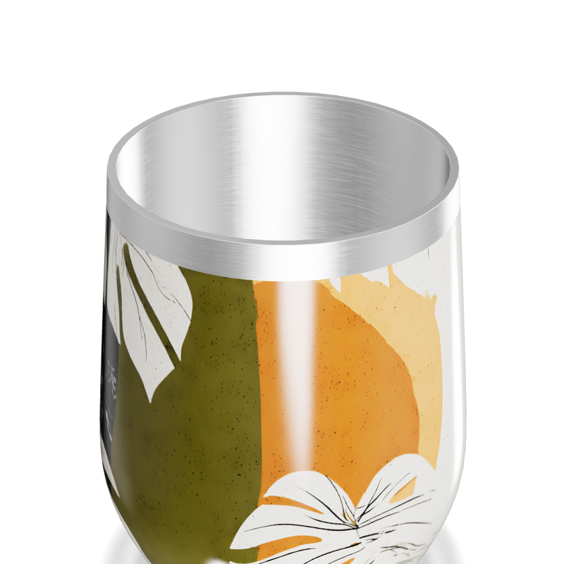 Copo Térmico Slim - Estampa Tropical Colorida