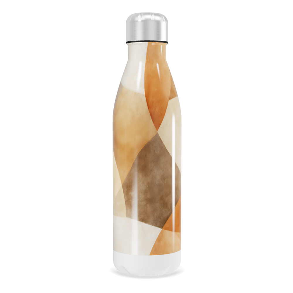 Garrafa Inox Estampada - Tons Terrosos