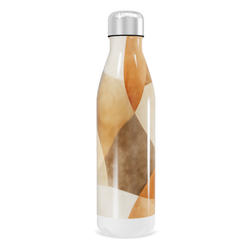 Garrafa Inox Estampada - Tons Terrosos