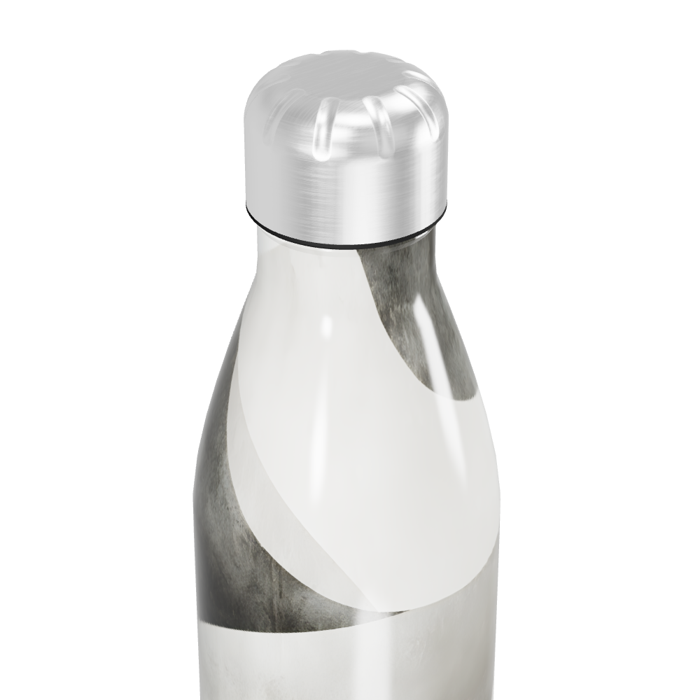 Garrafa Inox - Estampa Preto e Branco