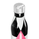Garrafa Inox - Estampa Triângulos Preto e Rosa