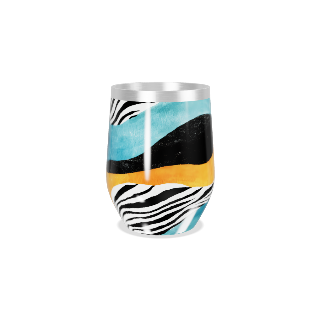 Copo Térmico Slim - Estampa zebra colorida