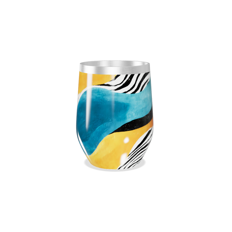 Copo Térmico Slim - Estampa zebra colorida