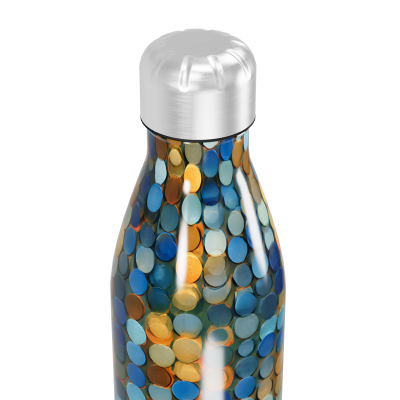 Garrafa Inox - Estampa colorida círculos