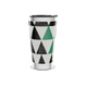 Copo Térmico - Triângulos Preto e Verde