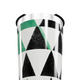 Copo Térmico - Triângulos Preto e Verde