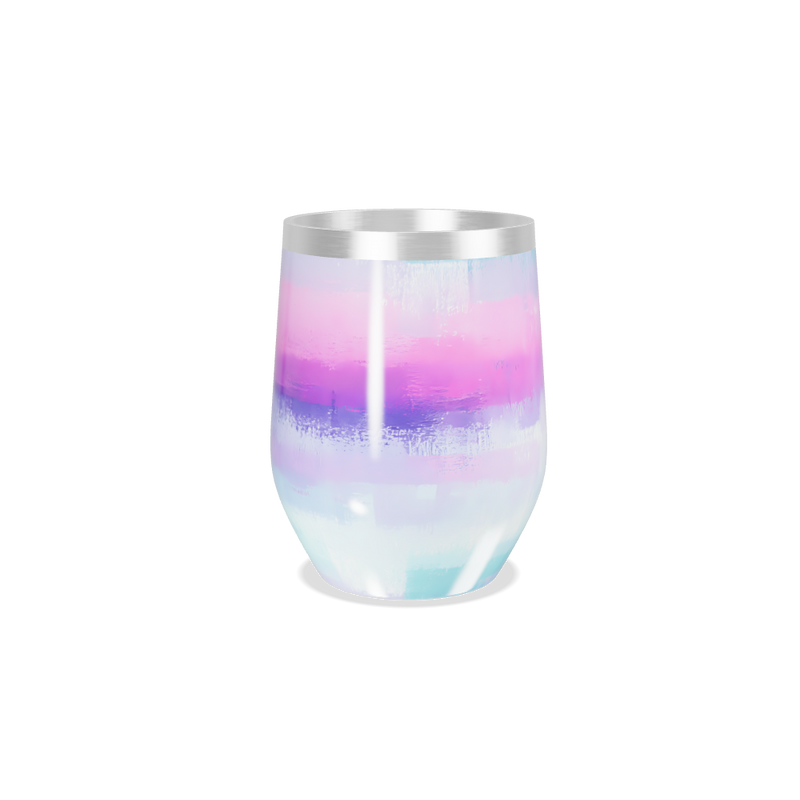 Copo Térmico Slim - Rosa e Azul Inox