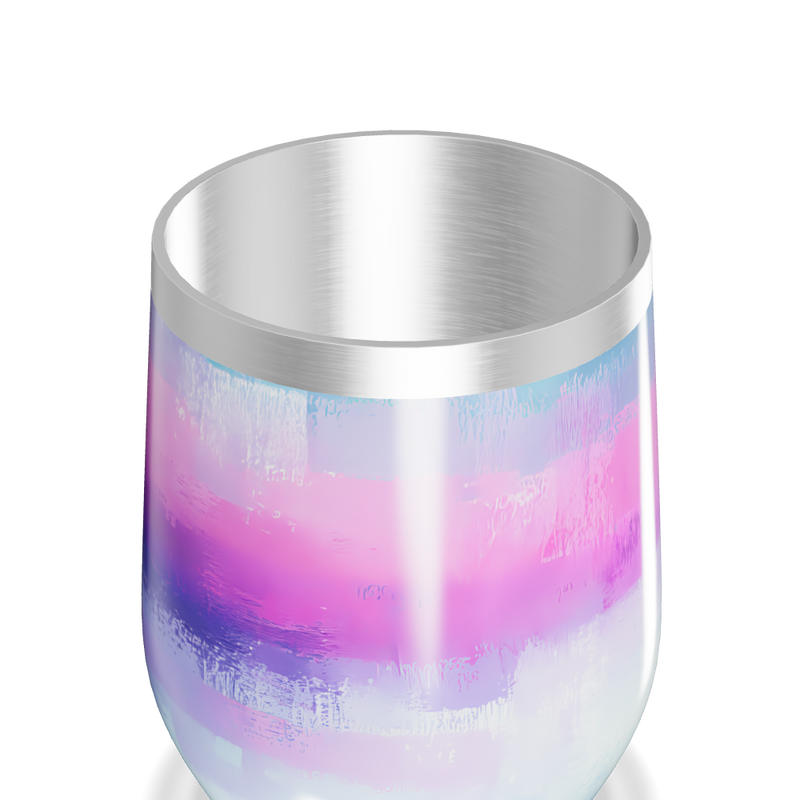 Copo Térmico Slim - Rosa e Azul Inox