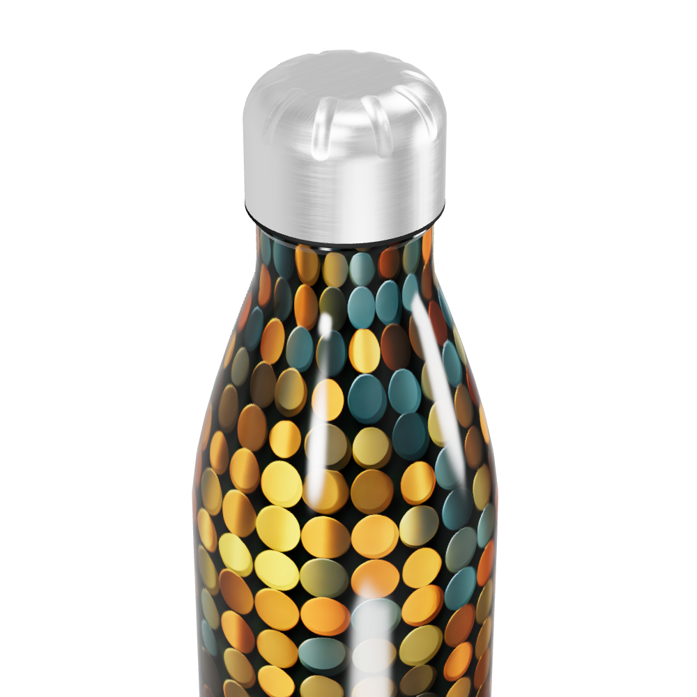 Garrafa Inox - Estampa Colorida Pontos