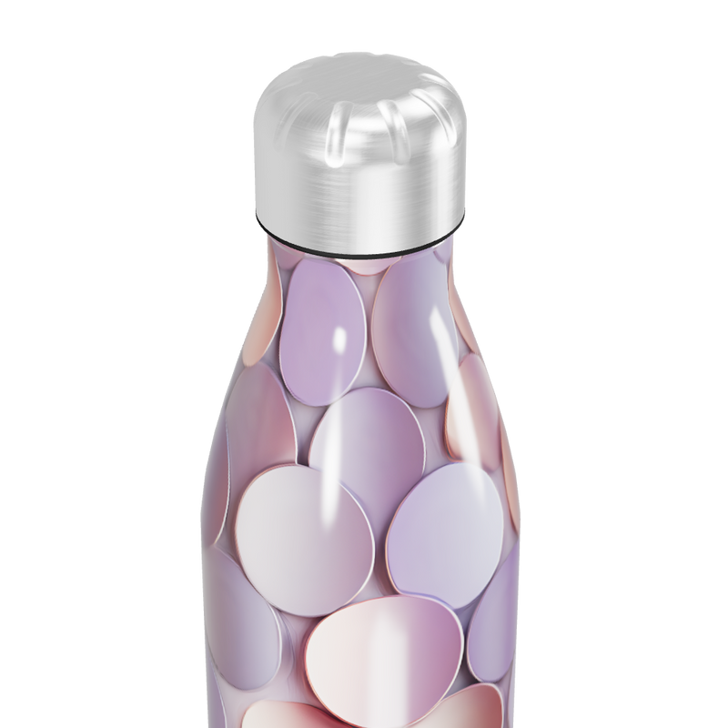 Garrafa Inox - Estampa Círculos Pastel