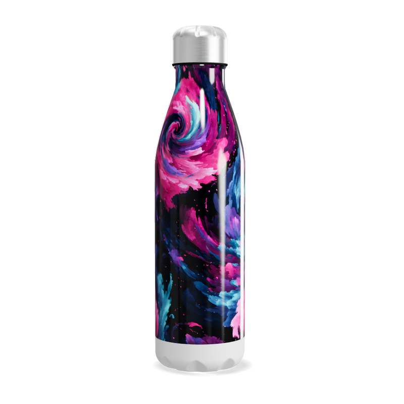 Garrafa Inox - Estampa Galáxia Colorida