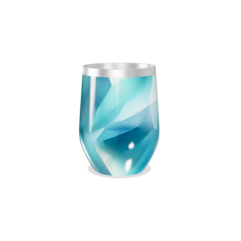 Copo Térmico Slim - Azul Abstrato Inox