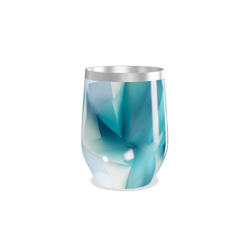 Copo Térmico Slim - Azul Abstrato Inox