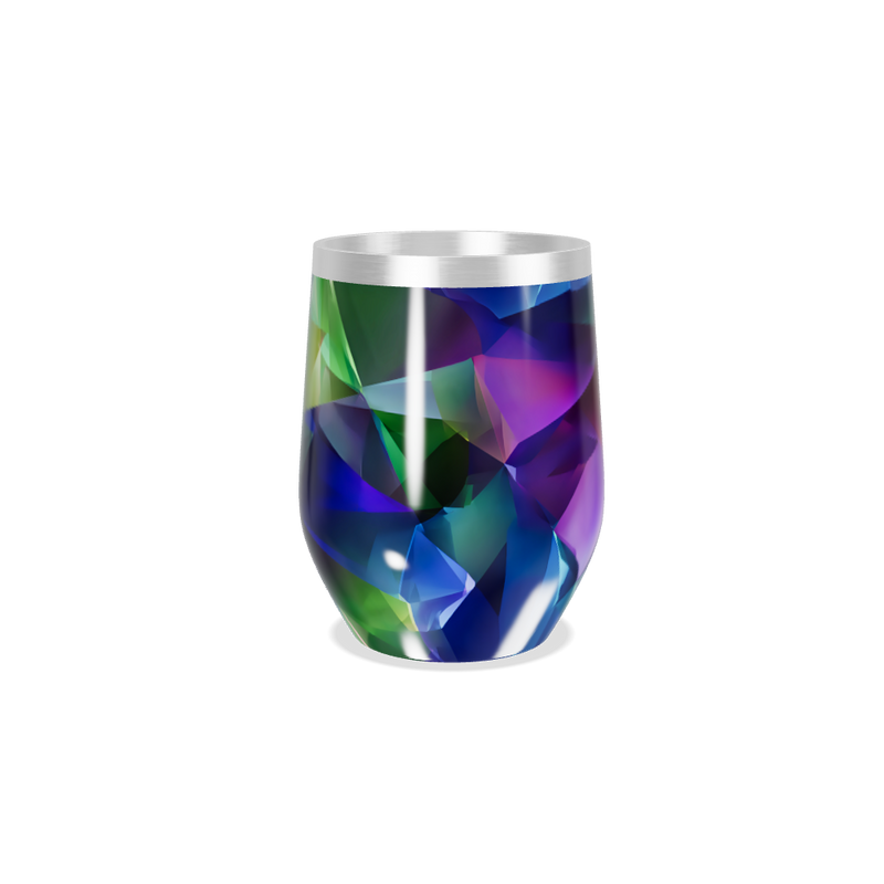 Copo Térmico Slim - Estampa Geométrica Colorida