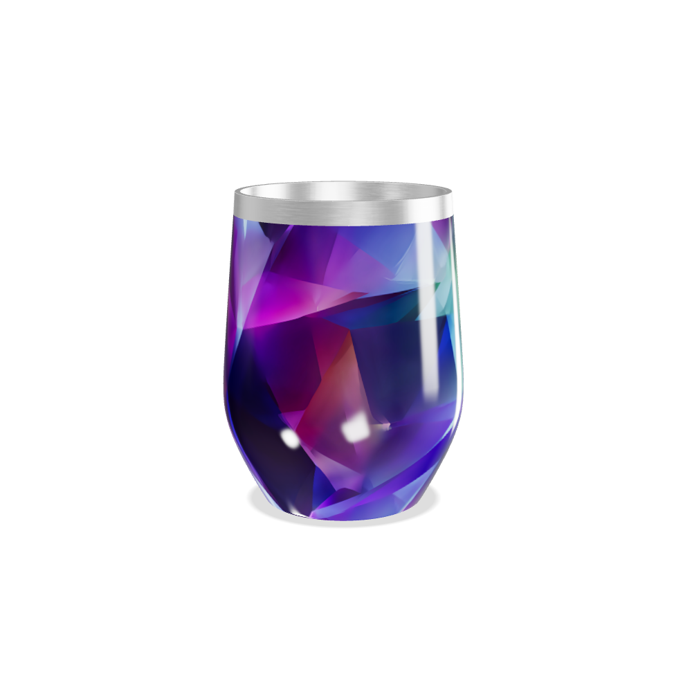 Copo Térmico Slim - Estampa Geométrica Colorida