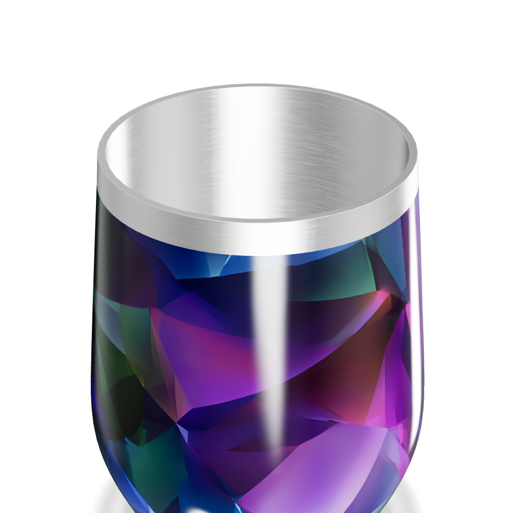 Copo Térmico Slim - Estampa Geométrica Colorida