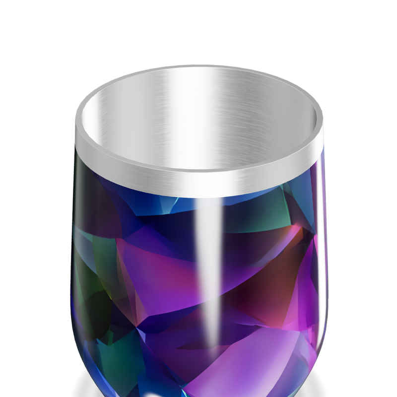 Copo Térmico Slim - Estampa Geométrica Colorida