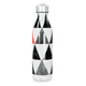 Garrafa Inox - Geométrica preta e branca