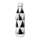 Garrafa Inox - Geométrica preta e branca