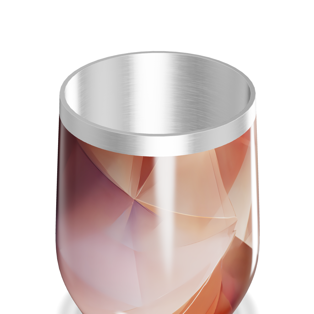 Copo Térmico Slim - Estampa Geométrica Colorida