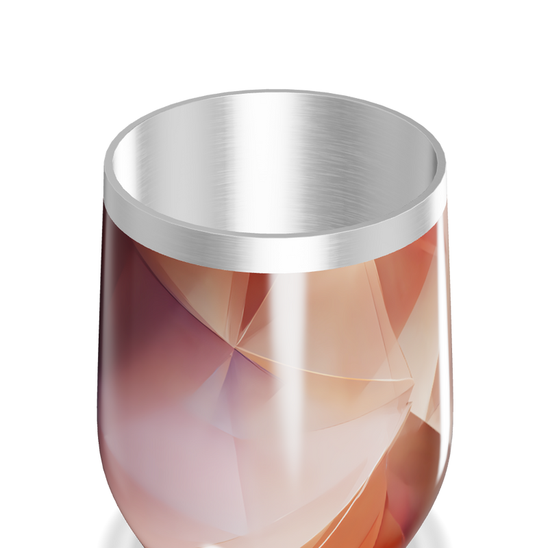 Copo Térmico Slim - Estampa Geométrica Colorida