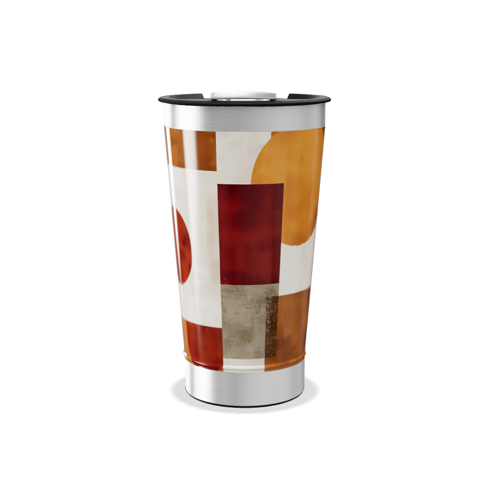 Copo Térmico - Estampa Geométrica Colorida