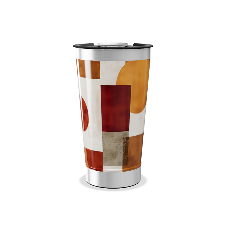 Copo Térmico - Estampa Geométrica Colorida