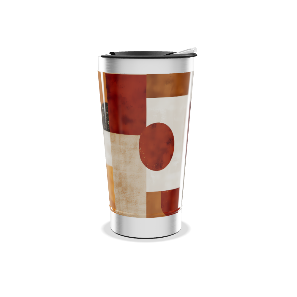 Copo Térmico - Estampa Geométrica Colorida