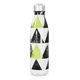 Garrafa Inox Triângulos Preto e Verde