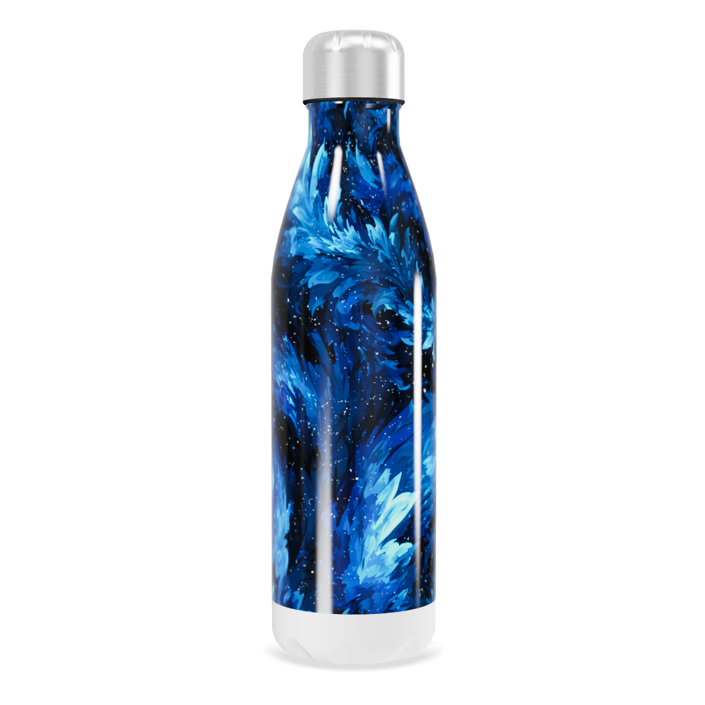 Garrafa Inox - Azul Estampada 500ml