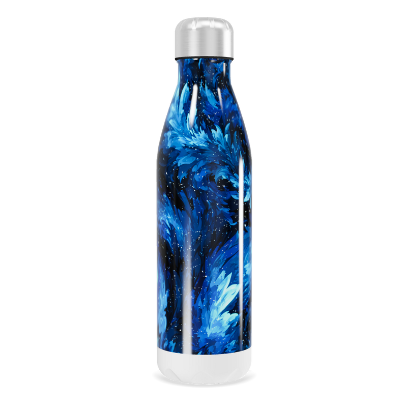 Garrafa Inox - Azul Estampada 500ml