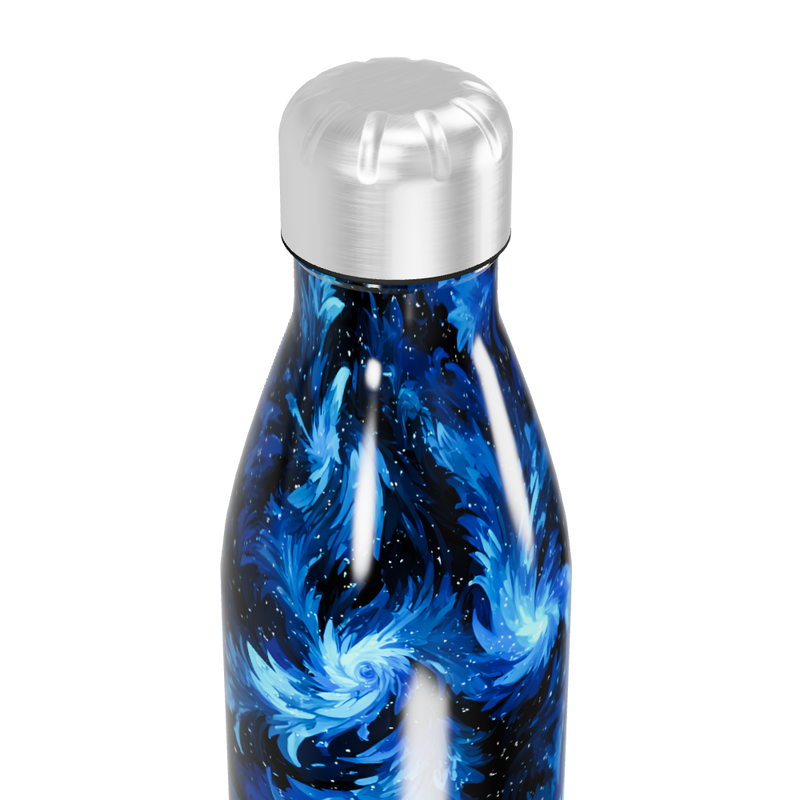 Garrafa Inox - Azul Estampada 500ml