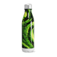 Garrafa Inox Verde Estampa Espiral