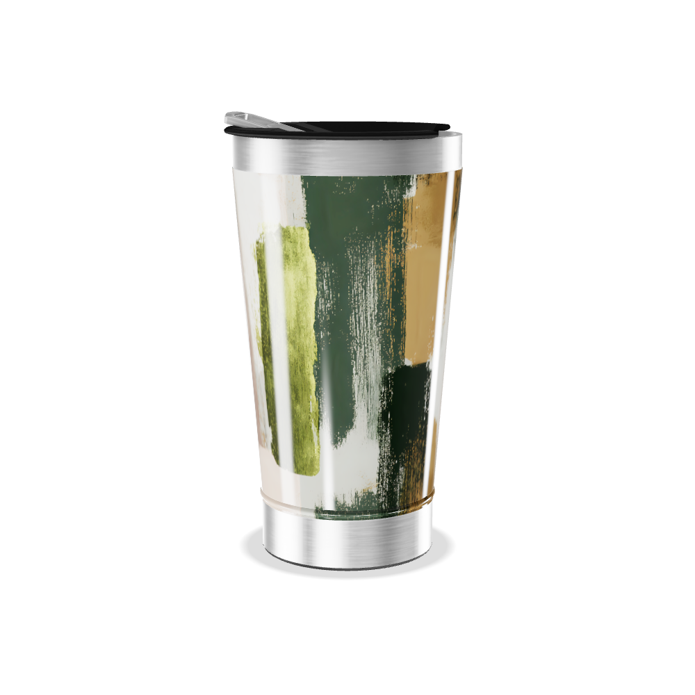 Copo Térmico - Estampa Abstrata Colorida