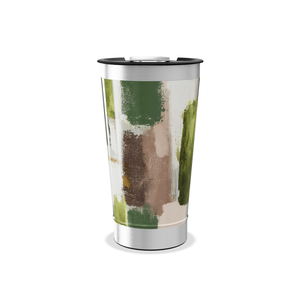 Copo Térmico - Estampa Abstrata Colorida