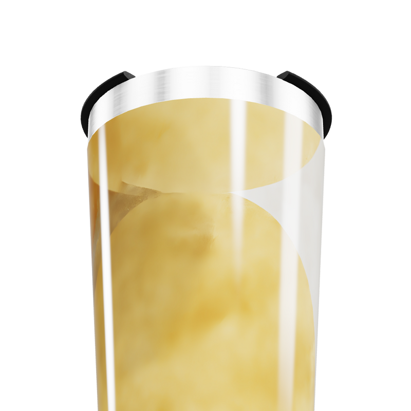 Copo Térmico - Transparente com Tampa Prata