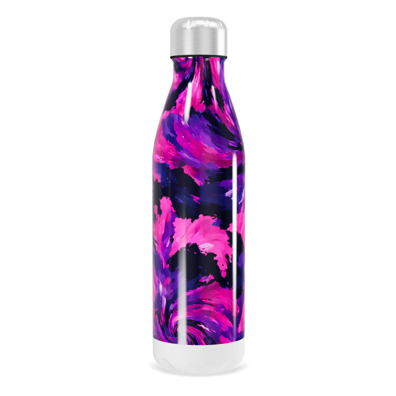 Garrafa Inox - Estampa Abstrata Colorida