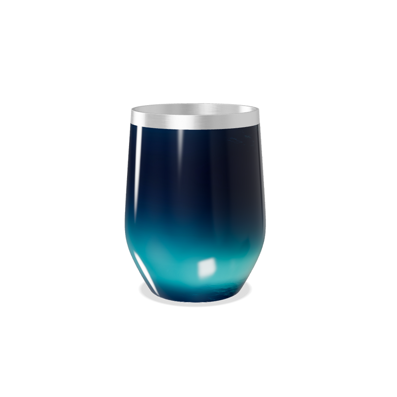 Copo Térmico Slim - Gradiente Azul Inox