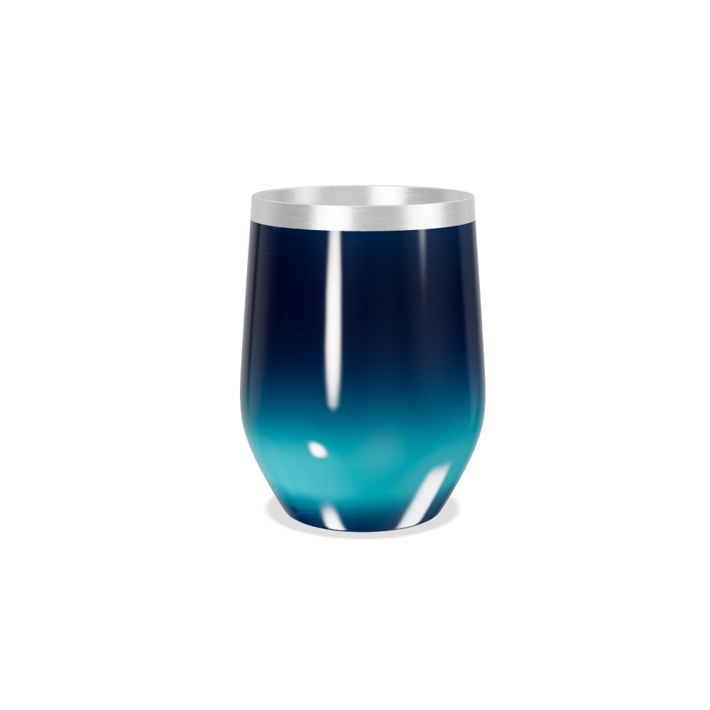 Copo Térmico Slim - Gradiente Azul Inox