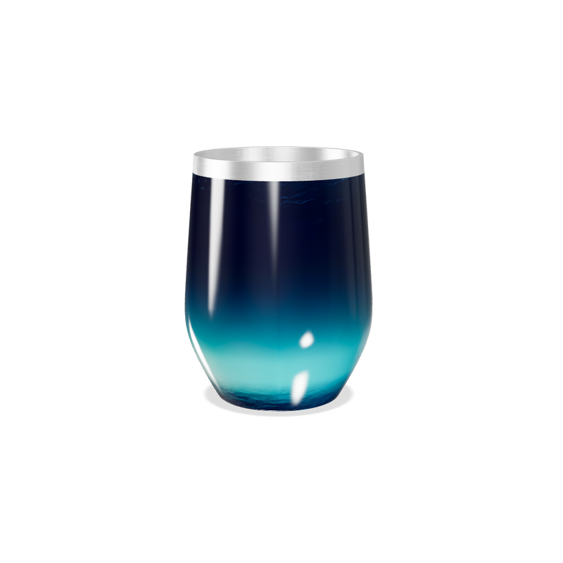 Copo Térmico Slim - Gradiente Azul Inox