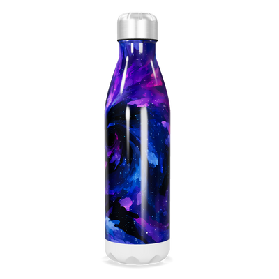 Garrafa Inox - Estampa Galáxia Azul