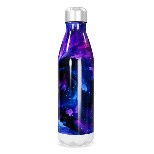 Garrafa Inox - Estampa Galáxia Azul