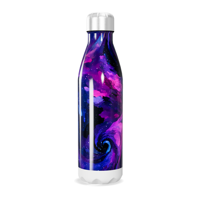 Garrafa Inox - Estampa Galáxia Azul