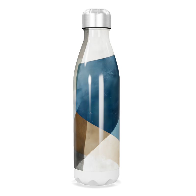 Garrafa Inox - Estampa Geométrica Colorida