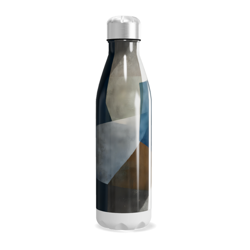 Garrafa Inox - Estampa Geométrica Colorida