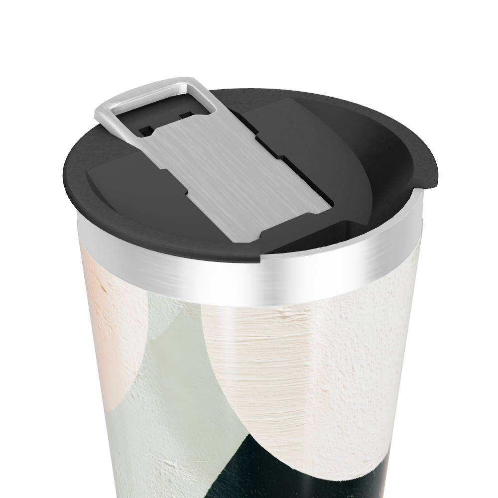 Copo Térmico - Estampa Geométrica Colorida